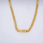 Cadena Tejido Chino Barras en Oro 18 Kilates - Image 3