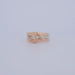 Anillo para Dama Piedras en Tres Oros 18 Kilates