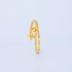 ANILLO PARA DAMA FLOR CRUZADO EN ORO 18K