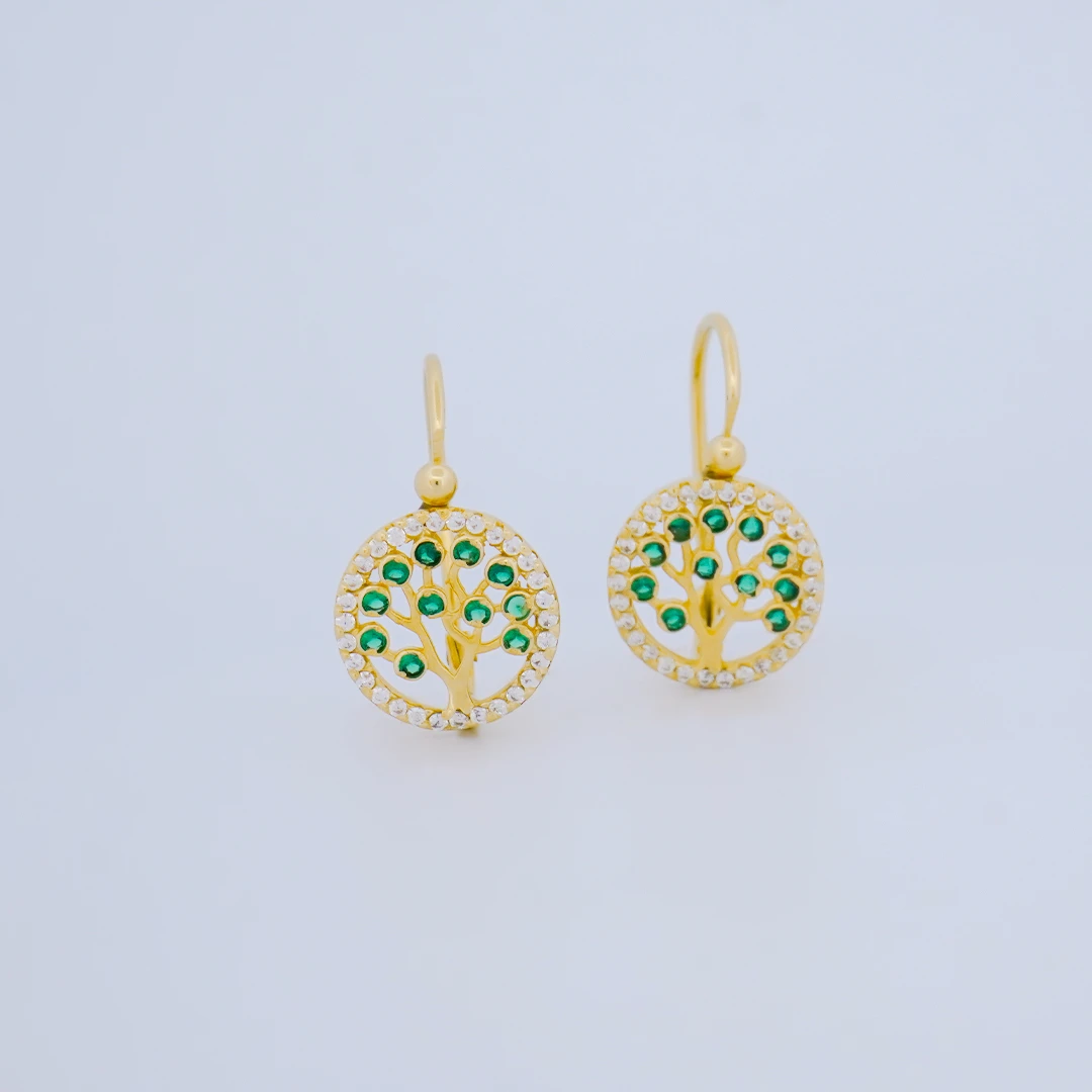 1872448.webp ARETES ÁRBOL DE LA VIDA EN ORO 18K - Image 1