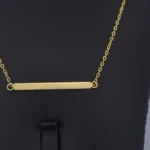 CADENA DE TEJIDO ROLÓN PLACA EN ORO 18K - Image 2