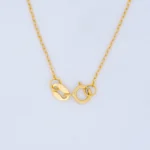CADENA DE TEJIDO ROLÓN PLACA EN ORO 18K - Image 3