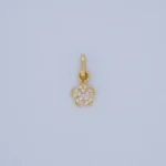 DIJE TRÉBOL EN ORO 18K