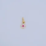 DIJE FLOR EN ORO 18K