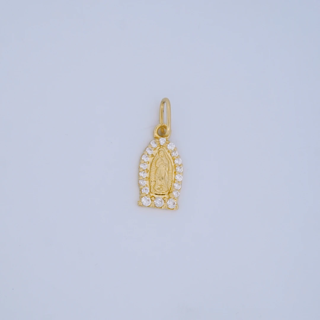1951435.webp DIJE MEDALLA DE LA VIRGEN DE GUADALUPE EN ORO 18K - Image 1