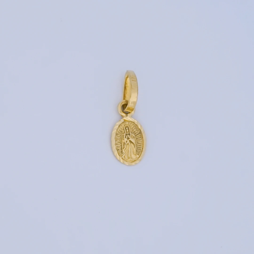 1951447.webp DIJE MEDALLA DE LA VIRGEN EN ORO 18K - Image 1