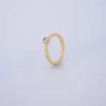Anillo para Dama Solitario en Oro 18 Kilates