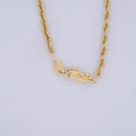 Cadena Tejido Cordon Salomonico Oro 18K - Orofino Ecuador (vista 3)