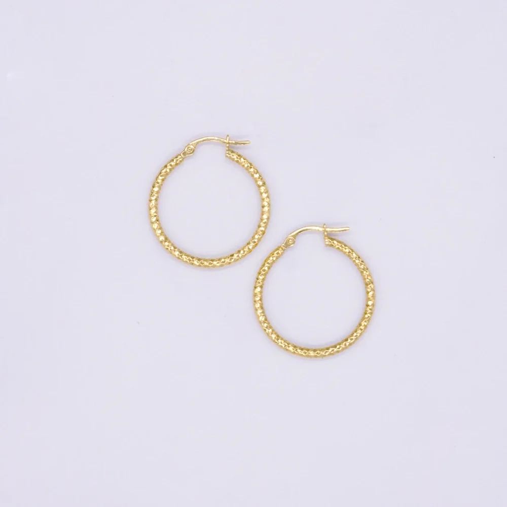 Aretes Candongas 18K - Orofino Ecuador