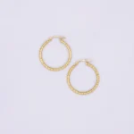 Aretes Candongas 18K - Orofino Ecuador