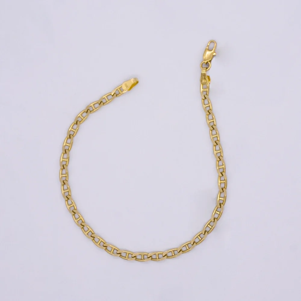 Pulso Tejido Escalera Oro 18K - Orofino Ecuador