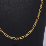 Cadena Tejido Tres Por Uno 18K - Orofino Ecuador (vista 2)