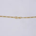 Cadena Tejido Tres Por Uno 18K - Orofino Ecuador (vista 3)