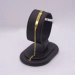 Pulso Placa Tejido Cubano Oro 18K - Orofino Ecuador