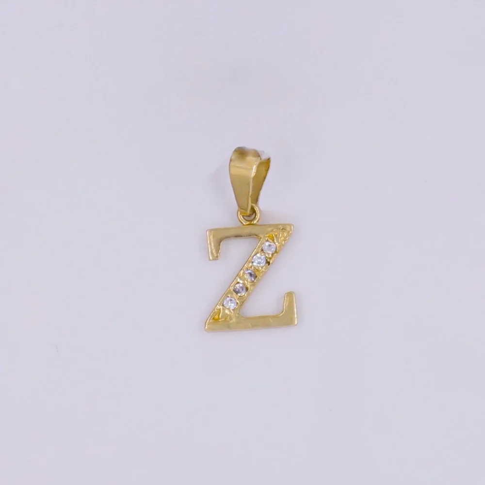 Dije Letra Z Oro 18K - Orofino Ecuador