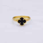 Anillo Para Dama Van Cleef Negro Oro 18K - Orofino Ecuador