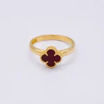 Anillo Para Dama Van Cleef Rojo Oro 18K - Orofino Ecuador