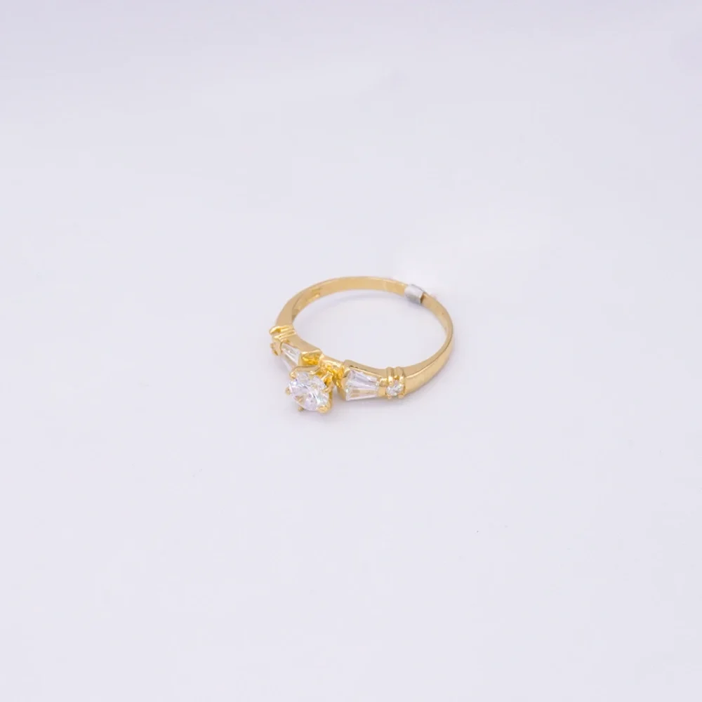 Anillo Solitario Oro 18K - Orofino Ecuador