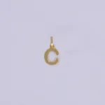 Dije Letra C Oro 18K - Orofino Ecuador