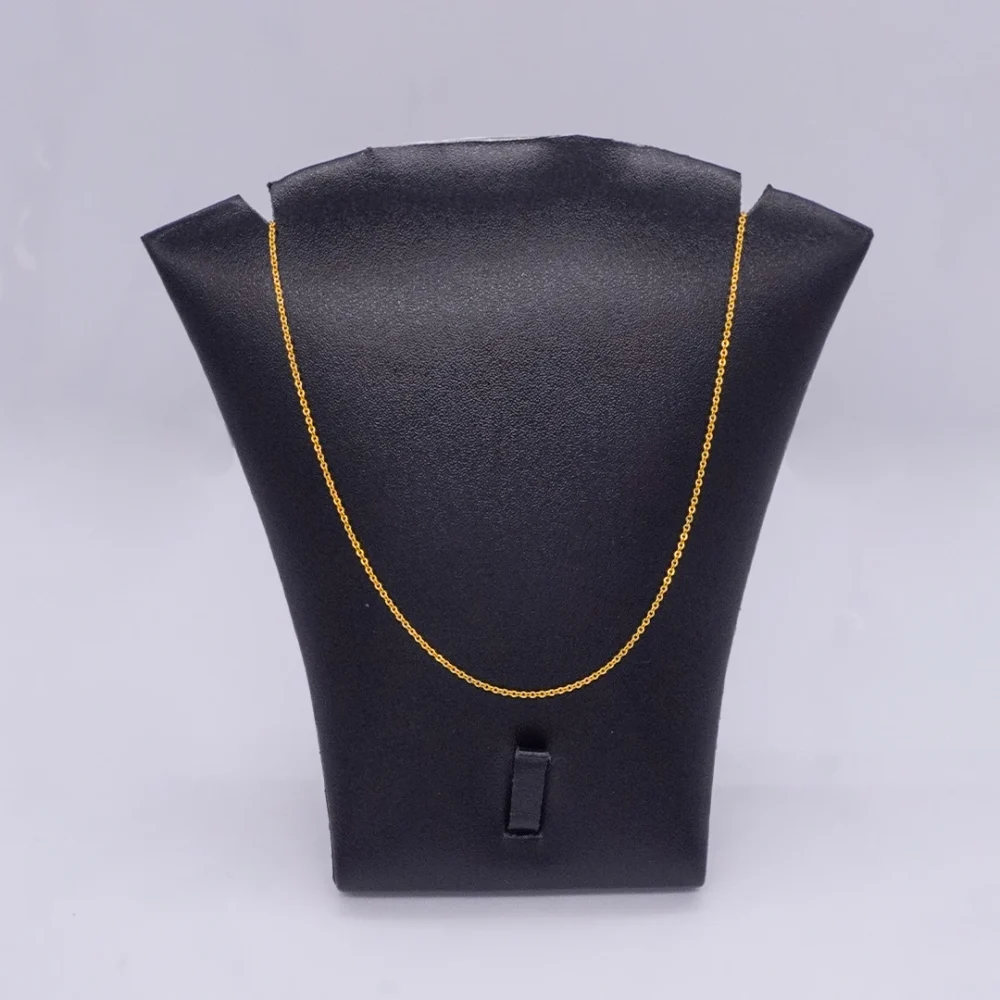 Cadena Tejido Rolon Fina Corta Oro 18K - Orofino Ecuador