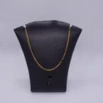 Cadena Tejido Ancora Corta Oro 18K - Orofino Ecuador