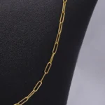 Cadena Tejido Ancora Corta Oro 18K - Orofino Ecuador (vista 2)