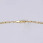 Cadena Tejido Ancora Corta Oro 18K - Orofino Ecuador (vista 3)