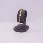 PULSO PLACA TEJIDO GUCCI PEQUEÑO TRES OROS 18K