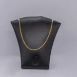 CADENA TEJIDO ESCALERA PLANA 18K