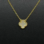 CADENA TEJIDO ROLON VAN CLEEF BLANCO ORO 18K - Image 2