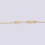 CADENA TEJIDO ROLON VAN CLEEF BLANCO ORO 18K - Image 3