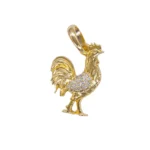 DIJE GALLO ORO 18K