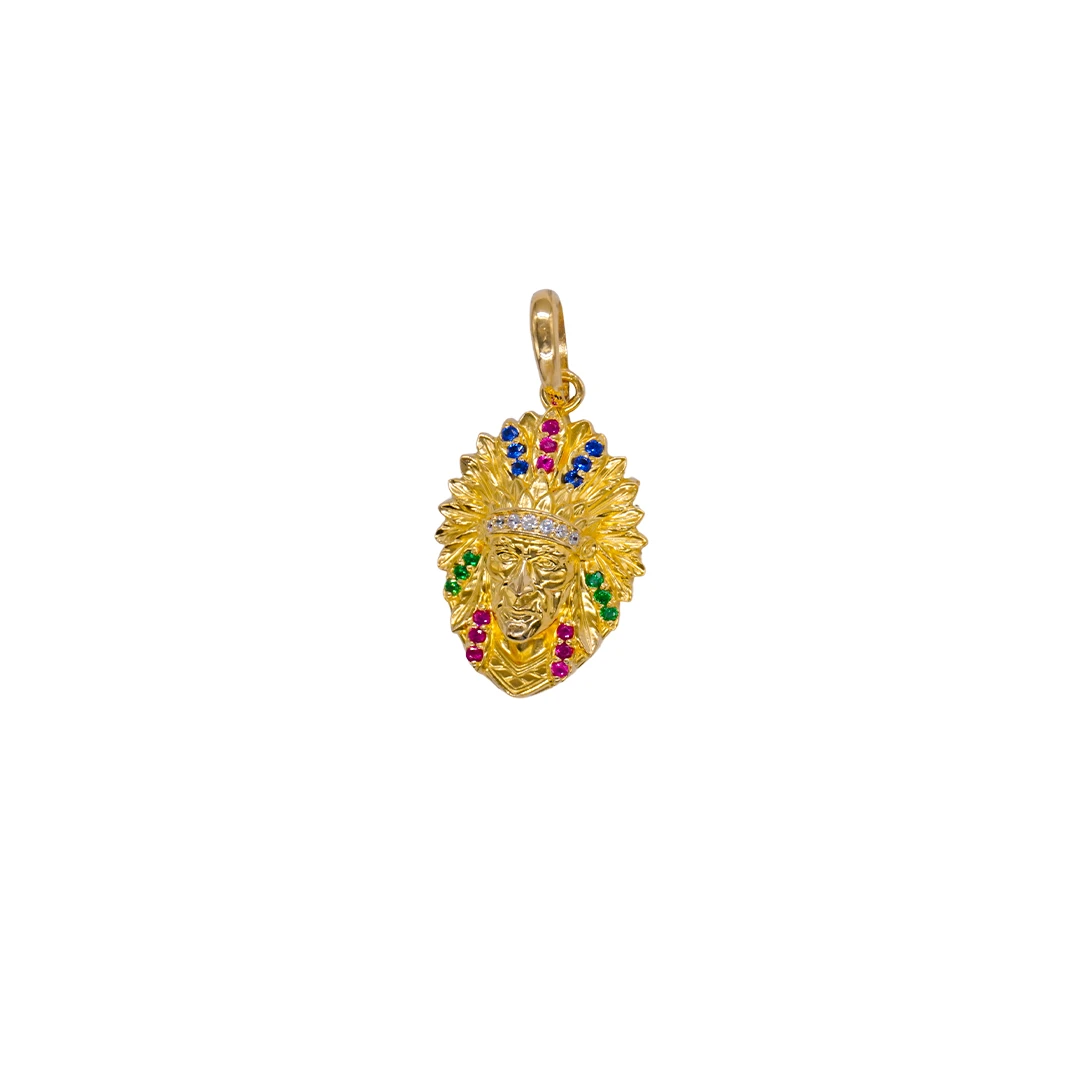 1671833.webp Dije Indio Oro 18K - Orofino Ecuador
