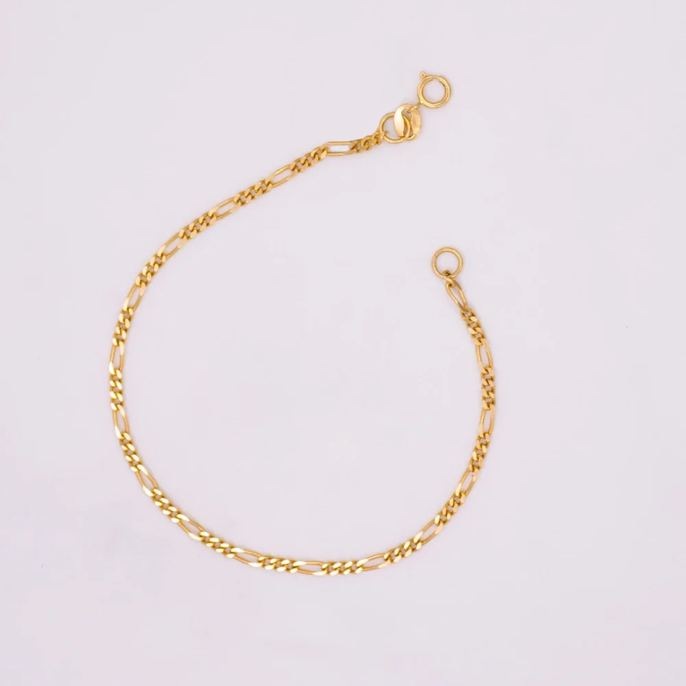 Pulso Tejido Tres Por Uno Oro 18K - Orofino Ecuador