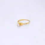 ANILLO SOLITARIO ORO 18K