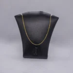CADENA TEJIDO ESCALERA ESPECIAL ORO 18K