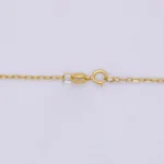 CADENA TEJIDO ESCALERA ESPECIAL ORO 18K - Image 3