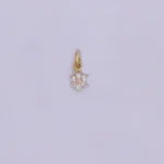 DIJE FLOR ORO 18K