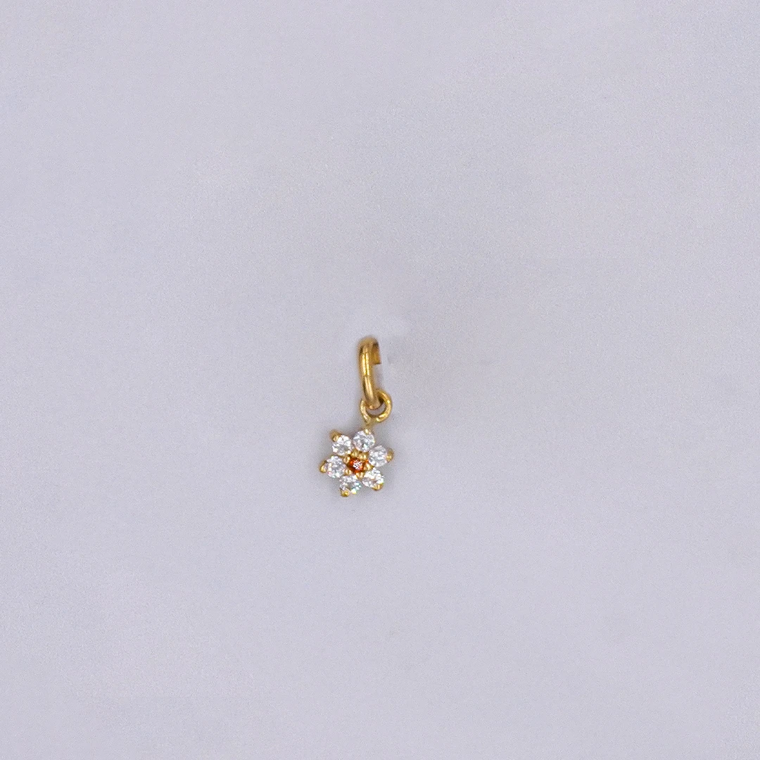1672011.webp DIJE FLOR ORO 18K - Image 1