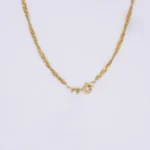 CADENA TEJIDO SINGAPUR ORO 18K - Image 3