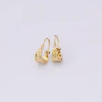 ARETES CANDONGAS PEQUEÃ‘AS ORO 18K