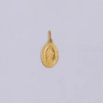 DIJE MEDALLA VIRGEN ORO 18K
