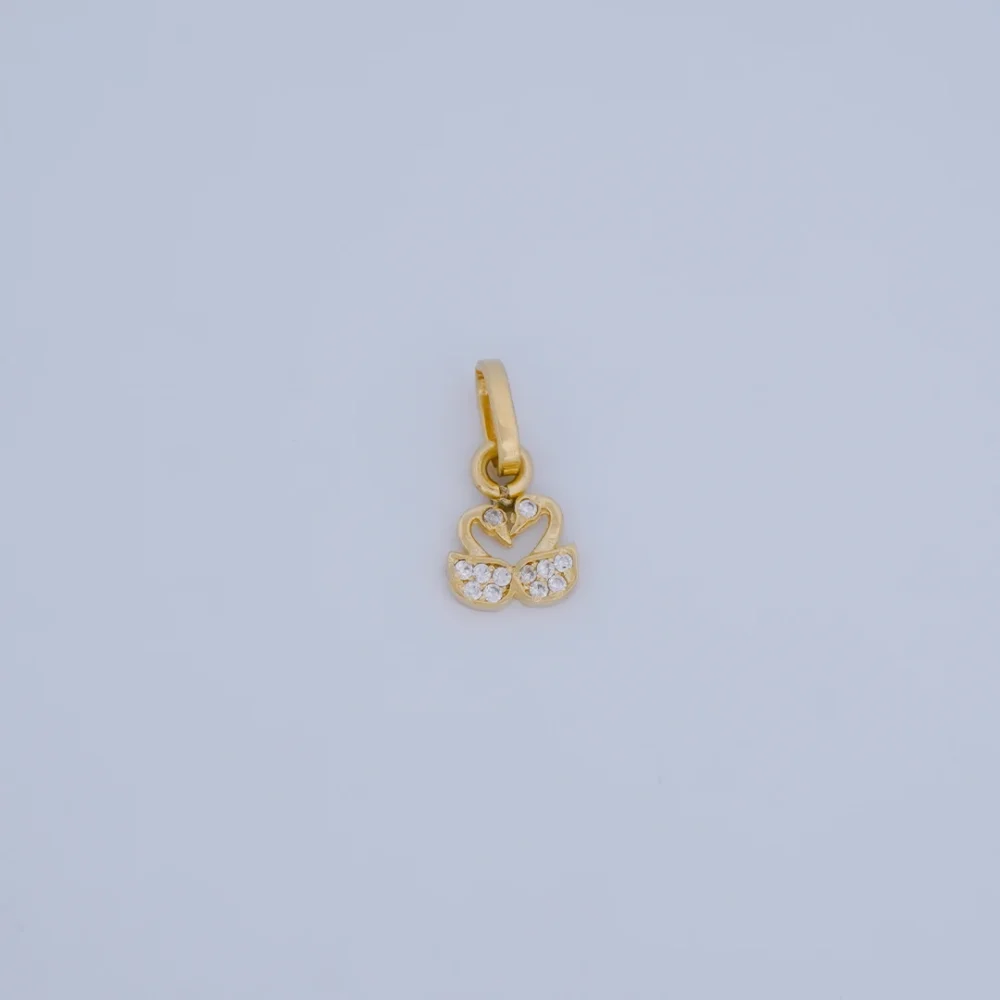 Dije Cisnes Oro 18K - Orofino Ecuador