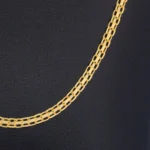 Cadena Tejido Chino Oro 18K - Orofino Ecuador (vista 2)