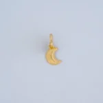 Dije Luna Diamantada Oro 18K - Orofino Ecuador