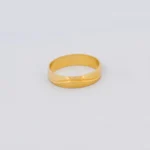 Anillos De Matrimonio Arenado Liso Oro 18K - Orofino Ecuador (vista 3)