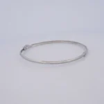 Pulsera Caña En Oro Blanco 18K - Orofino Ecuador
