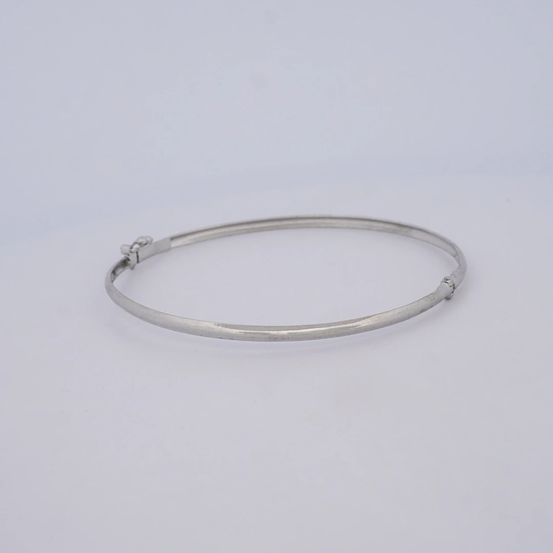 1516385.webp Pulsera Caña En Oro Blanco 18K - Orofino Ecuador