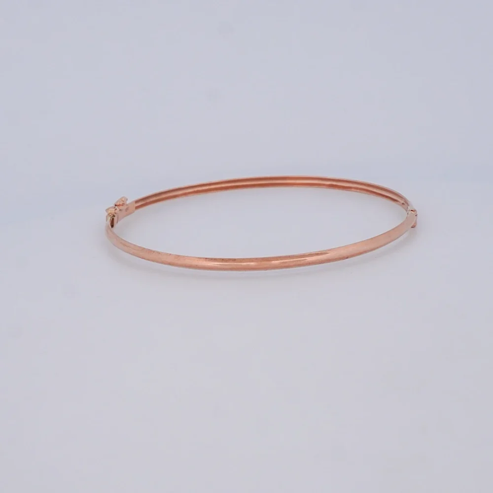 Pulsera Caña En Oro Rosa 18K - Orofino Ecuador