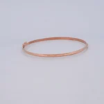 Pulsera Caña En Oro Rosa 18K - Orofino Ecuador